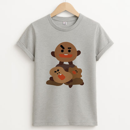 Shooky 21 - K Pop Unisex Grey T-Shirt
