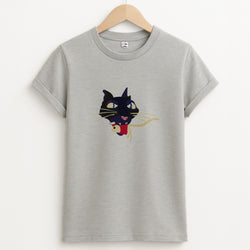 Mouse Eating Unisex Grey T-Shirt