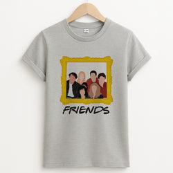 Cast Photo Frame Unisex Grey T-Shirt