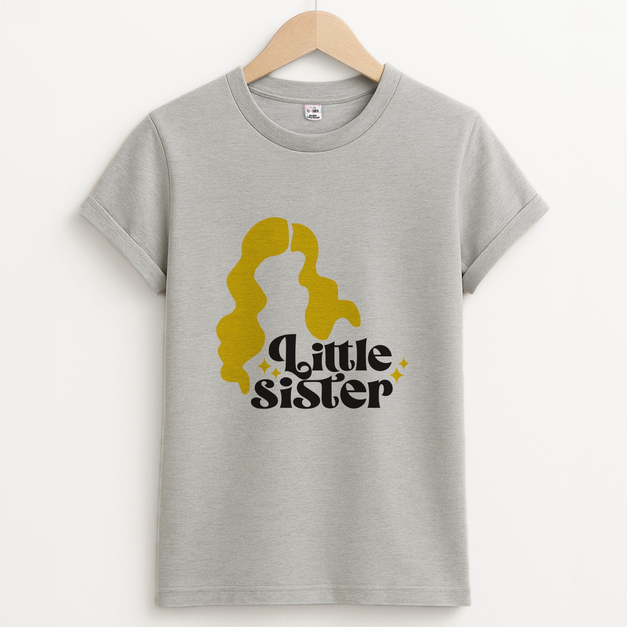 Little Sister - Hocus Halloween Unisex Grey T-Shirt