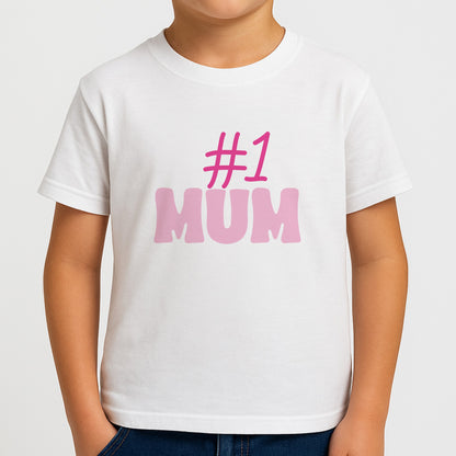 Number One Mum  Boys T-Shirt