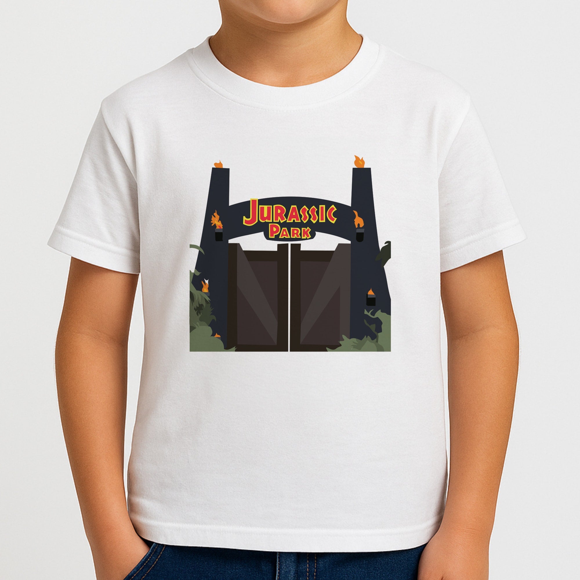 The gate - Dinosaur Park Kids T-Shirt