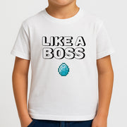 Like A Boss Kids T-Shirt 4