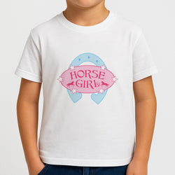Horse Girl - Horses Kids T-Shirt