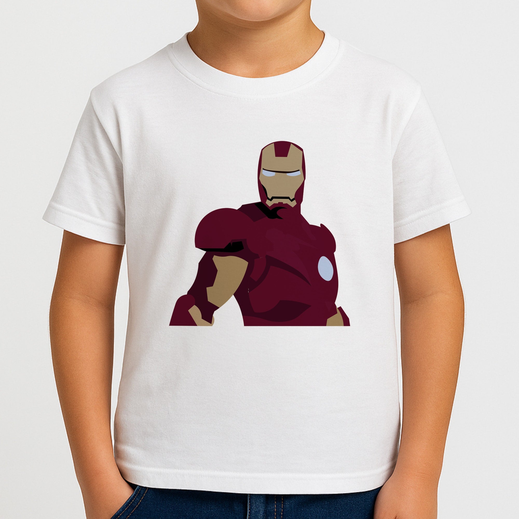 Iron man mask Kids T-Shirt