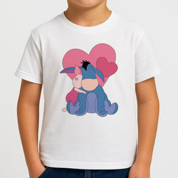 Donkey and Pig Valentine's Kids T-Shirt