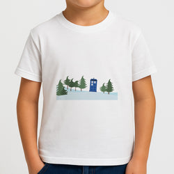Christmas Tardis - Doctor Who Boys T-Shirt