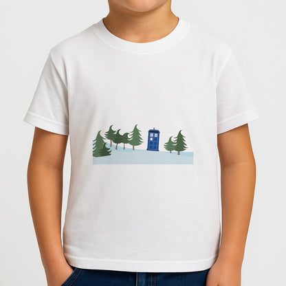 Christmas Tardis - Doctor Who Boys T-Shirt