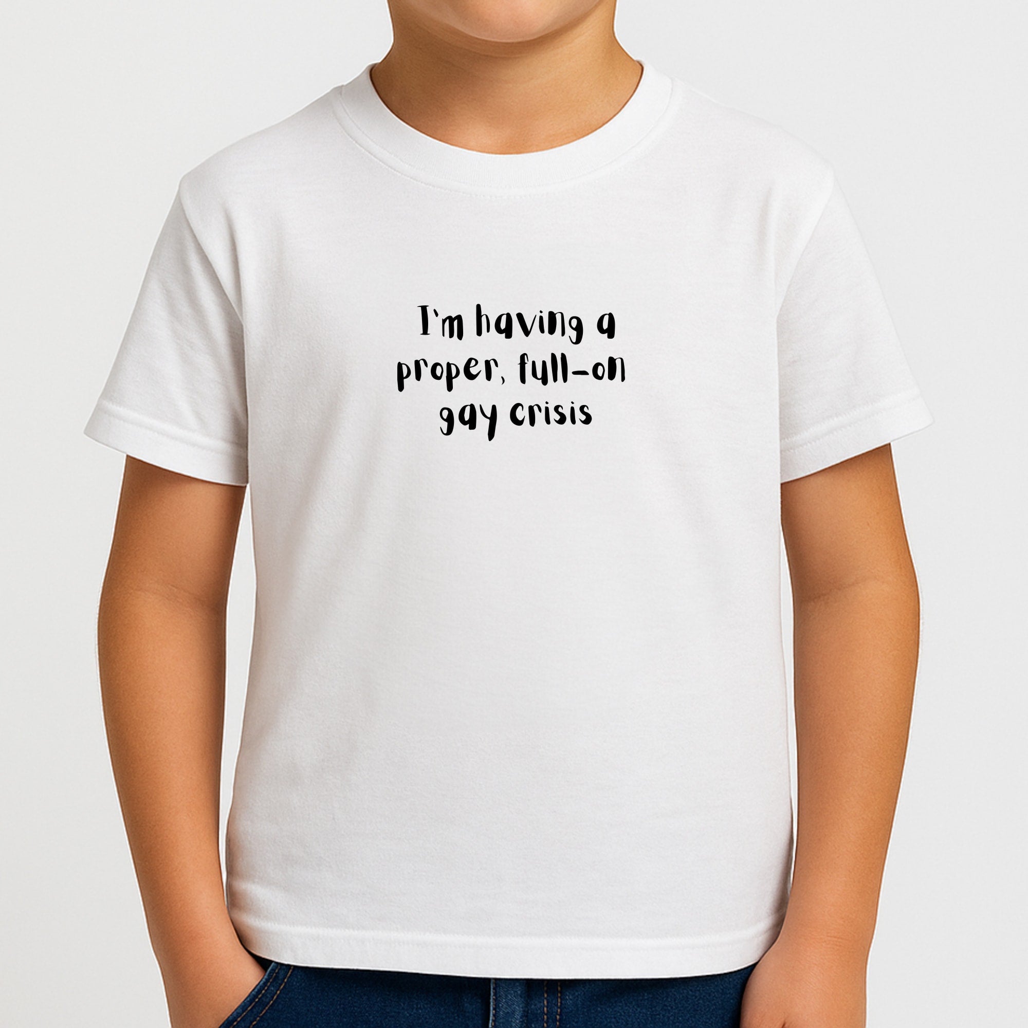 Gay Crisis - Heart TV Boys T-Shirt