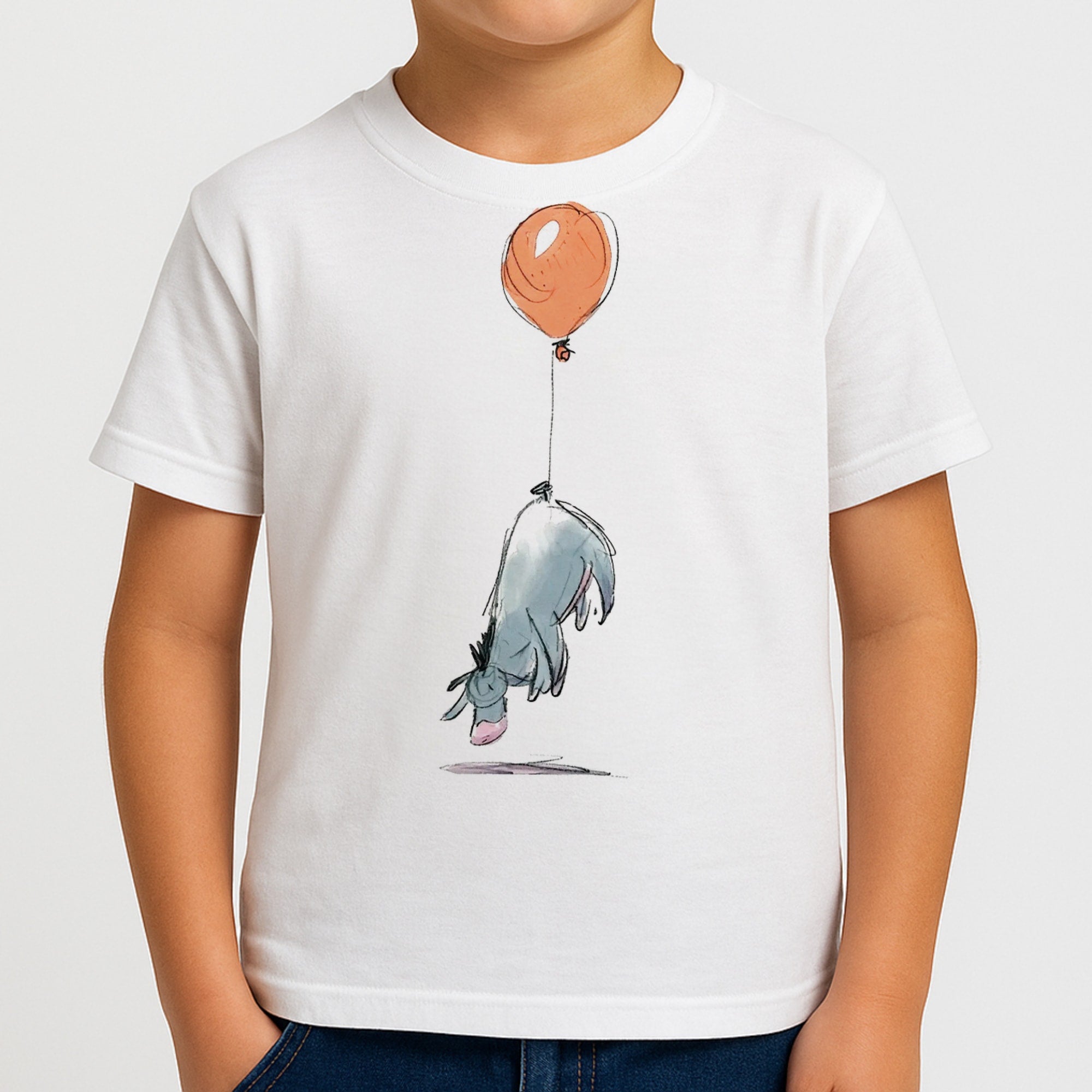 Donkey And His Balloon Kids T-Shirt