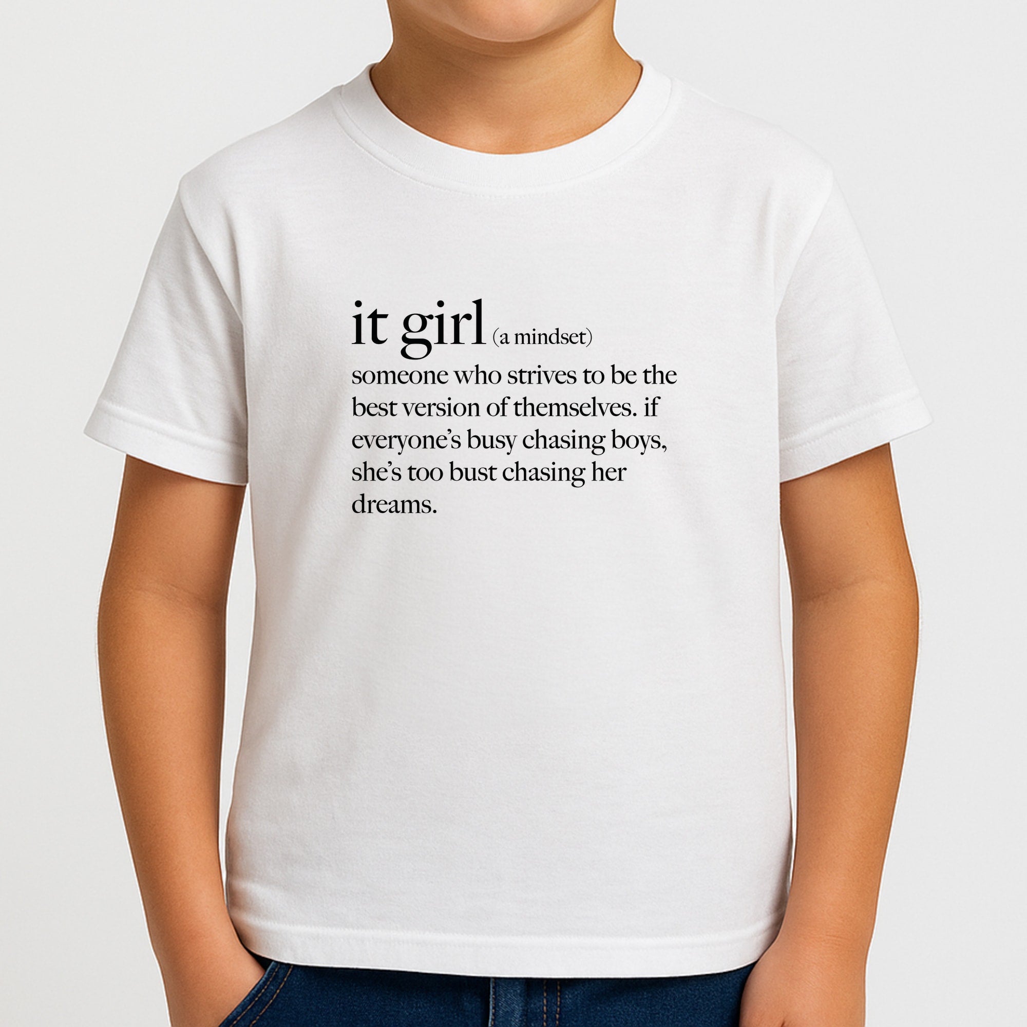 It Girl - Clean Girl Aesthetic Boys T-Shirt