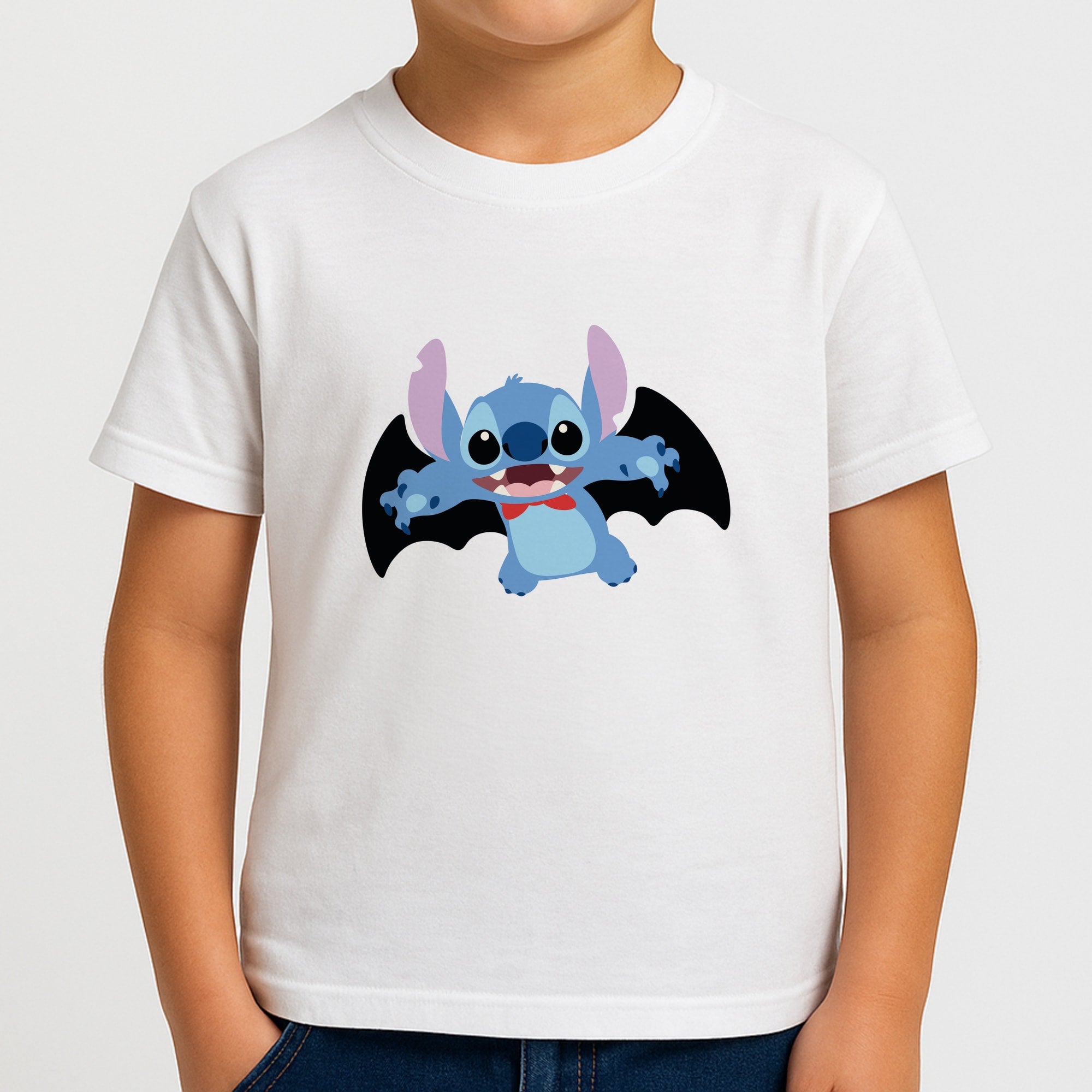 Vampire Alien Blue Halloween Boys T-Shirt