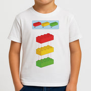 Bricks Instruction Set Kids T-Shirt 4
