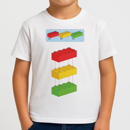 Bricks Instruction Set Boys T-Shirt
