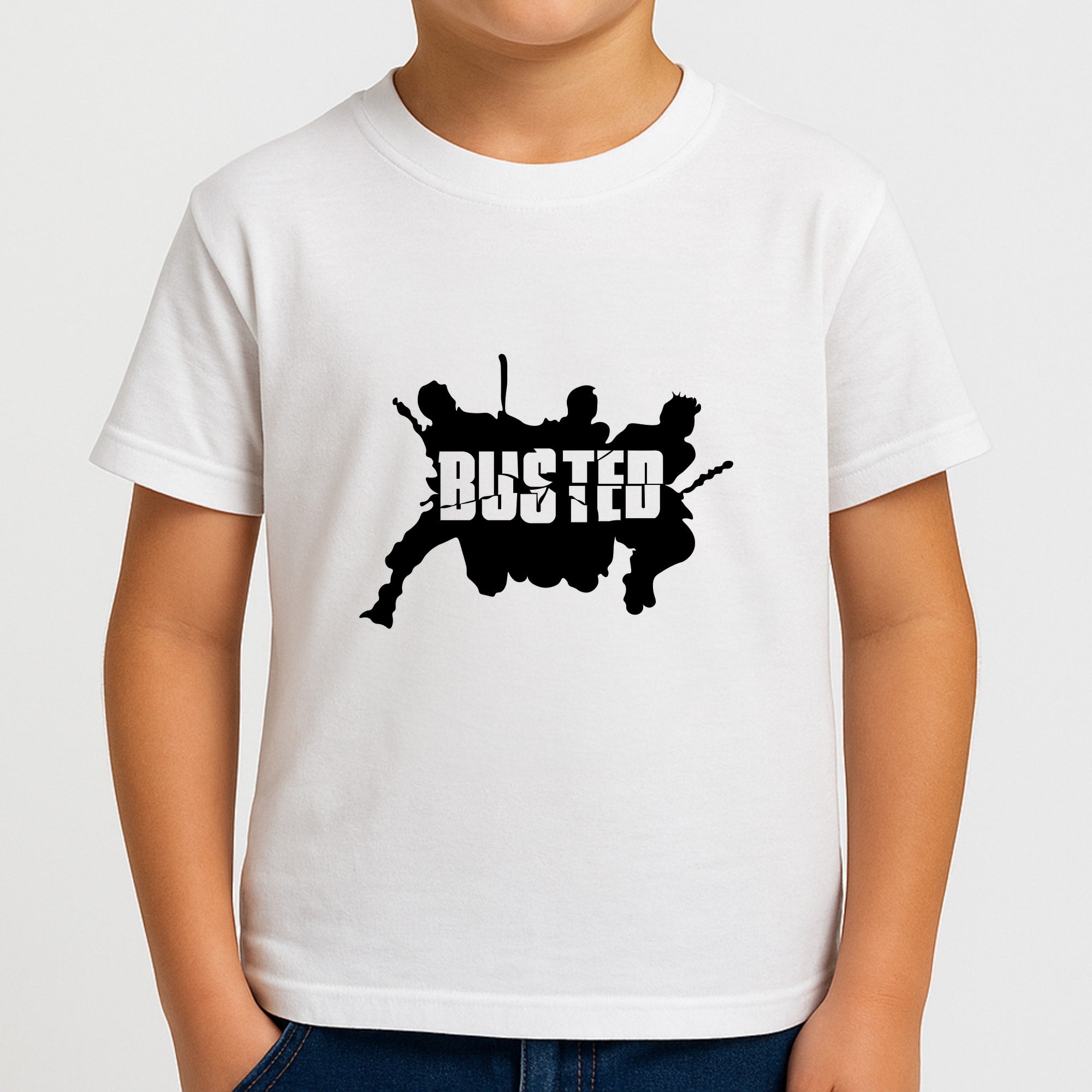 Splatter Text - Bust Band Kids T-Shirt