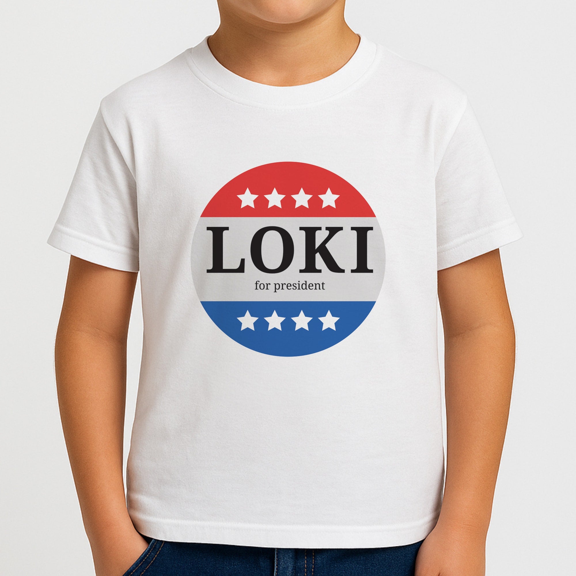 Loki For President Kids T-Shirt