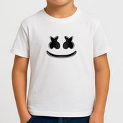 White Helmet DJ Helmet Kids T-Shirt 4