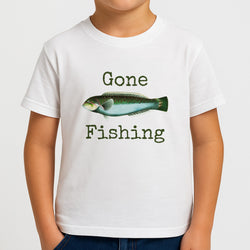 Gone Fishing  Boys T-Shirt