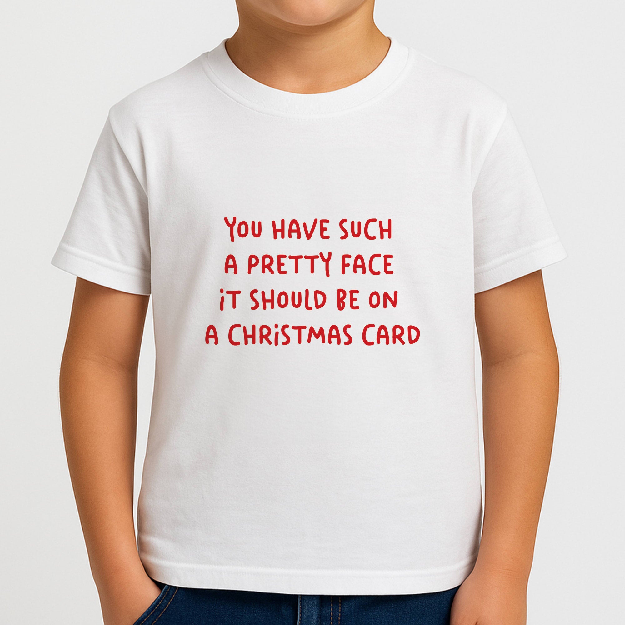 Pretty Face - Elf Kids T-Shirt