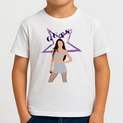 Dark Purple Olivia Kids T-Shirt 4