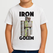 Iron Golem Kids T-Shirt 4
