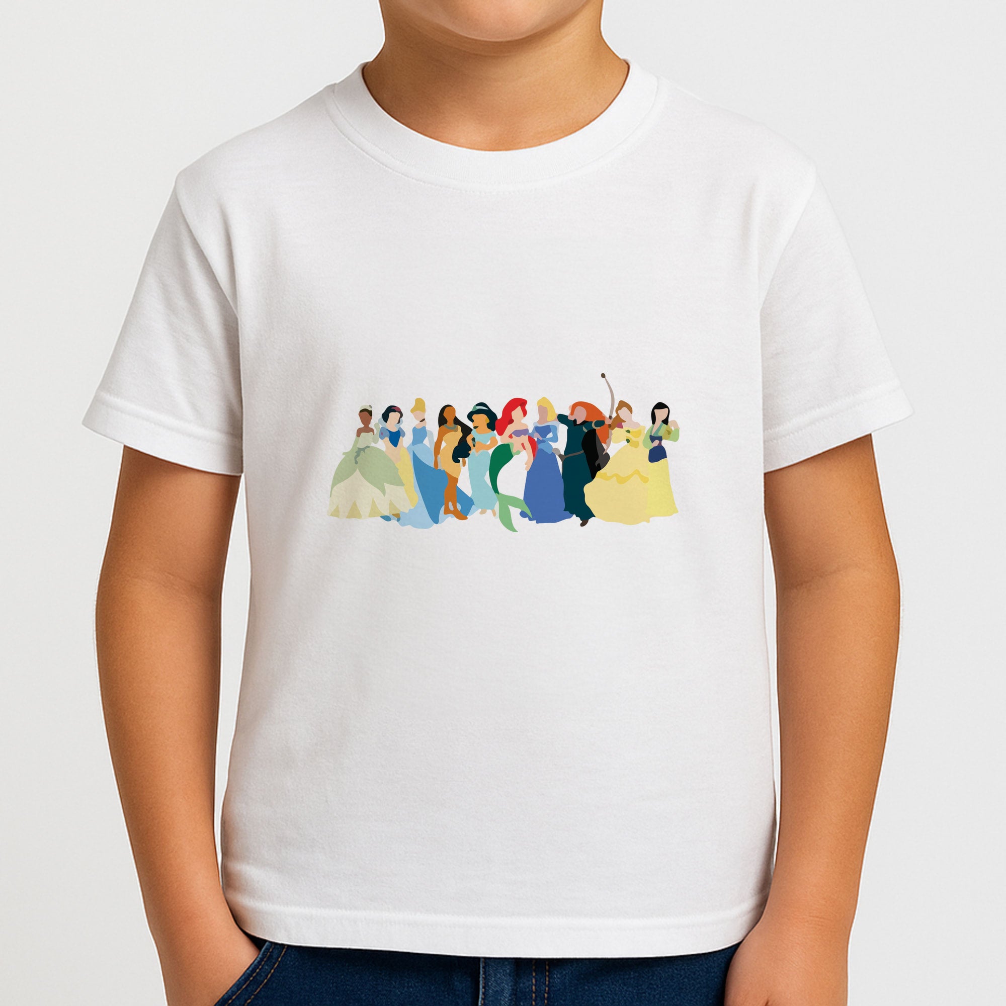 Fairytale Princesses Cast Kids T-Shirt