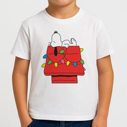 Cartoon Beagle Fairylights Kids T-Shirt