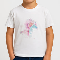 K-Pop Band Love Yourself Watercolour Painting Kids T-Shirt