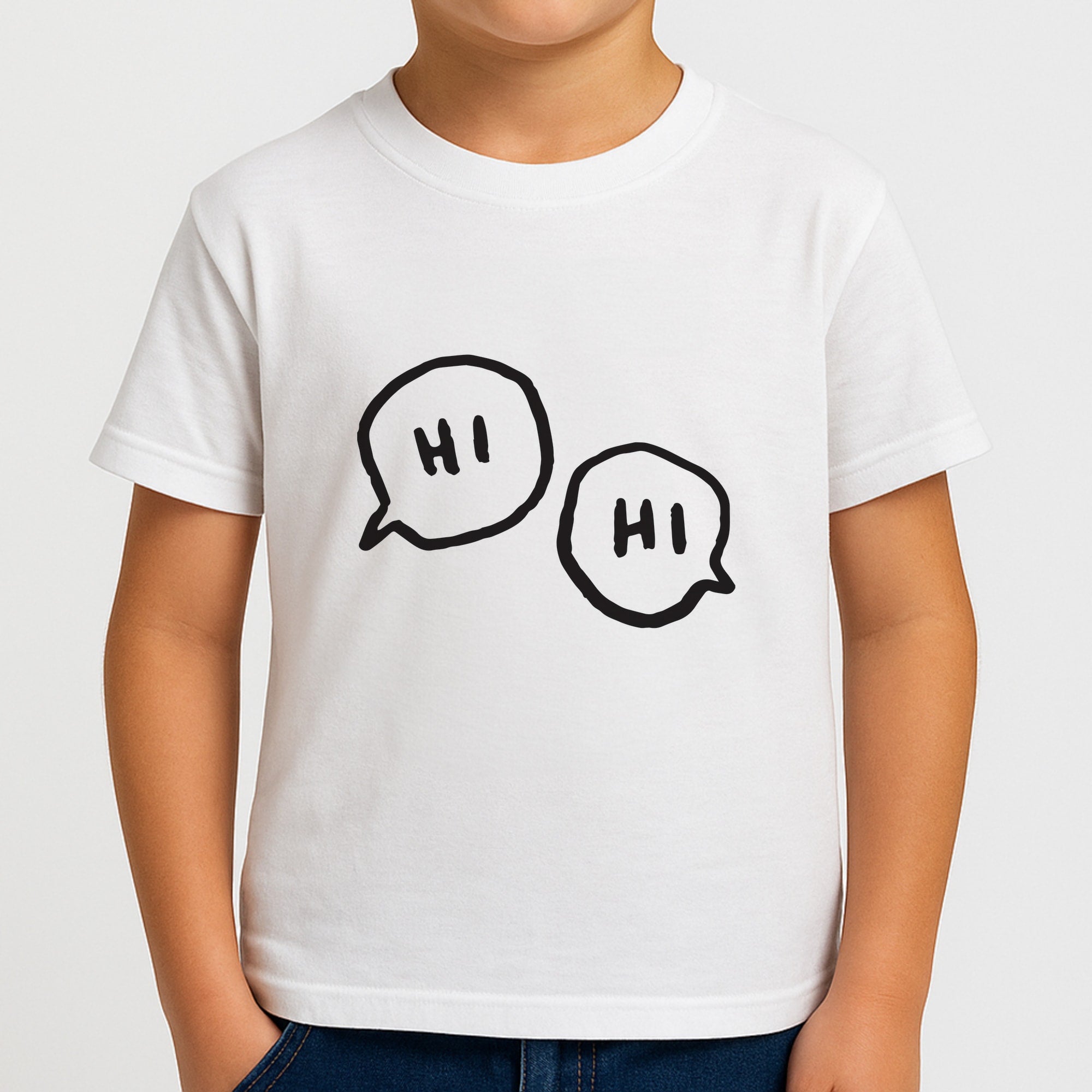 Hi Hi - Heart TV Kids T-Shirt