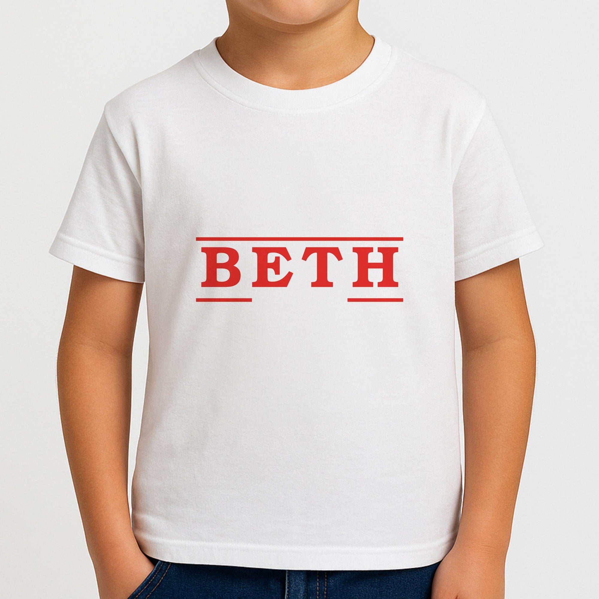 Title - Personalised Stranger Kids T-Shirt