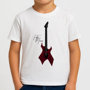 Eddie Munson Guitar Kids T-Shirt 4