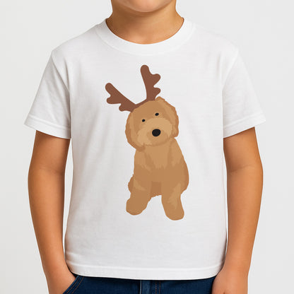 Dog Christmas Ears Boys T-Shirt