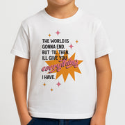 The World Is Gonna End - Fender Kids T-Shirt 4