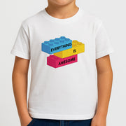 Everything Is Awesome Bricks Kids T-Shirt 4