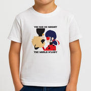 You And Me Against The World M'lady Kids T-Shirt 4