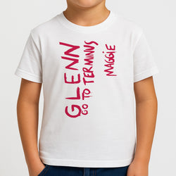 Message For Glenn - TWD Kids T-Shirt