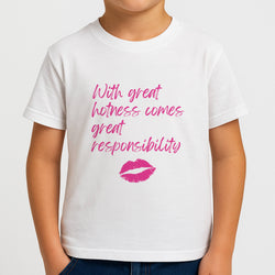 With Great Hotness  Boys T-Shirt
