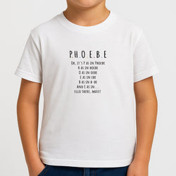 Spelling Phoebe Boys T-Shirt