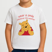 Wear A Smile Whatever The Weather  Kids T-Shirt 4