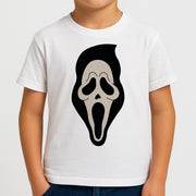 Pink Ghostface Pattern - Scream Kids T-Shirt 4