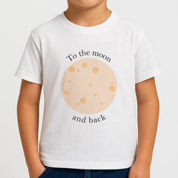 To The Moon And Back Boys T-Shirt
