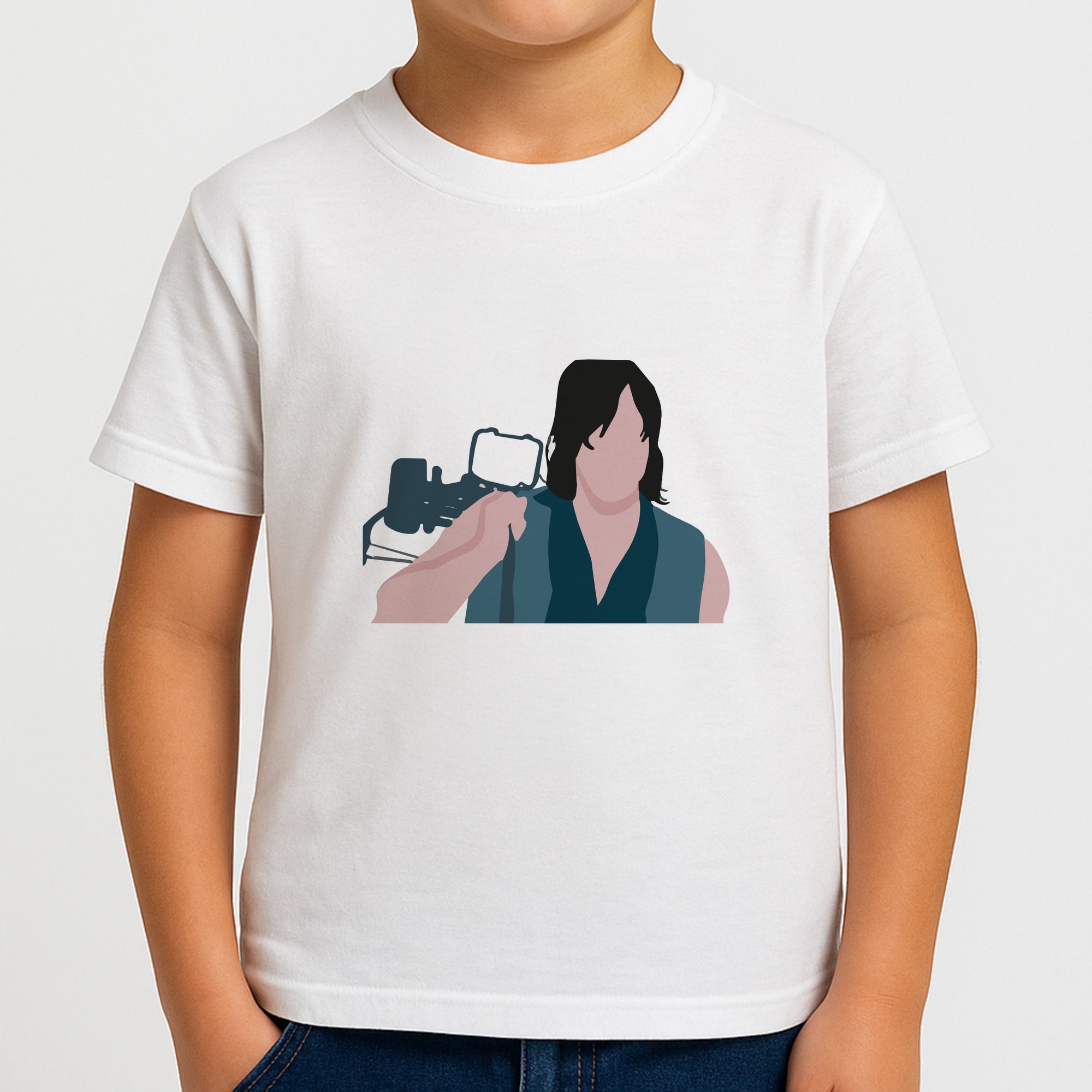 Daryl And His Crossbow - TWD Kids T-Shirt