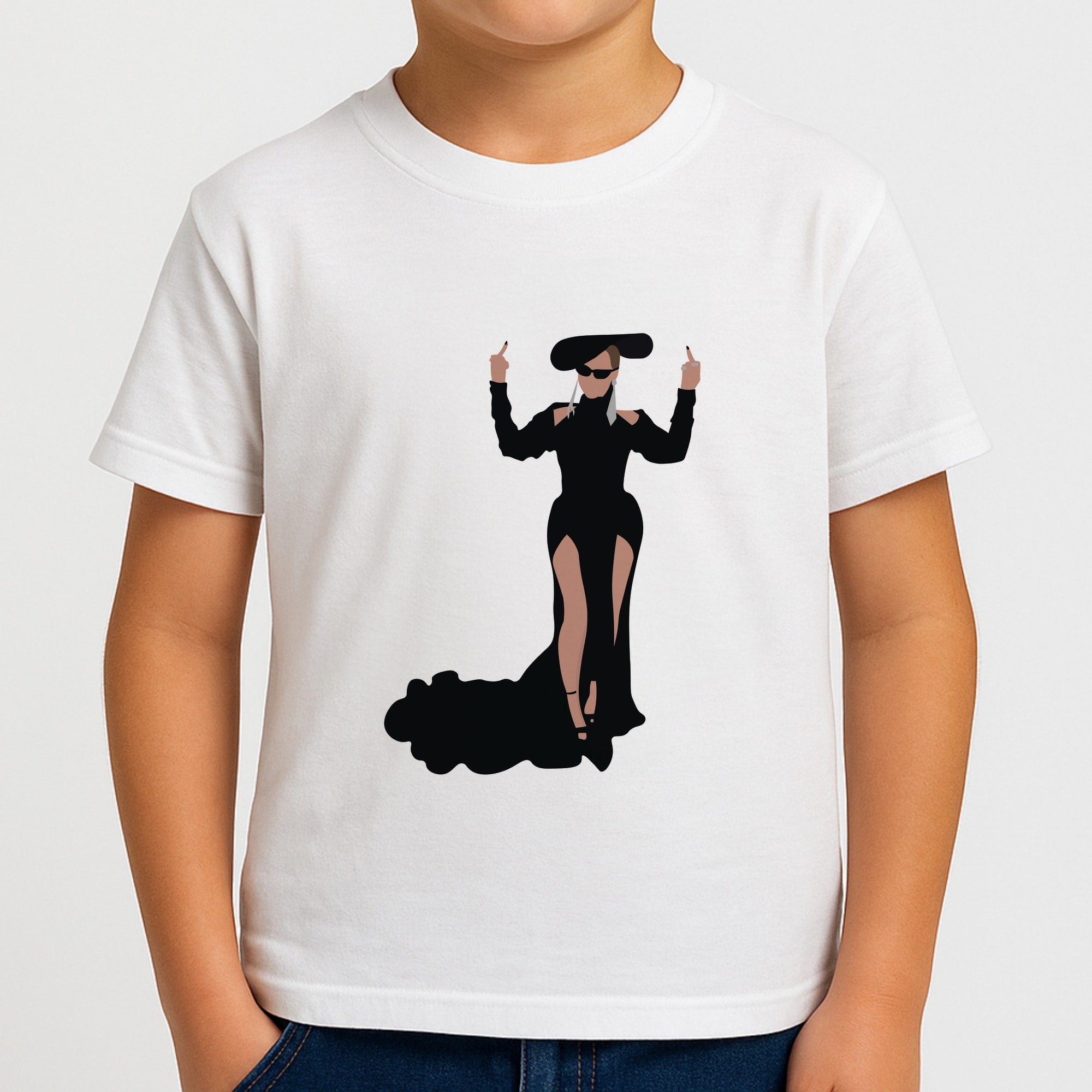 Middle Fingers - Queen B Boys T-Shirt