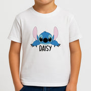 Blue Alien - Personalised Disney Kids T-Shirt 4
