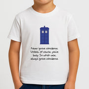 Never Ignore Coincidence Kids T-Shirt 4