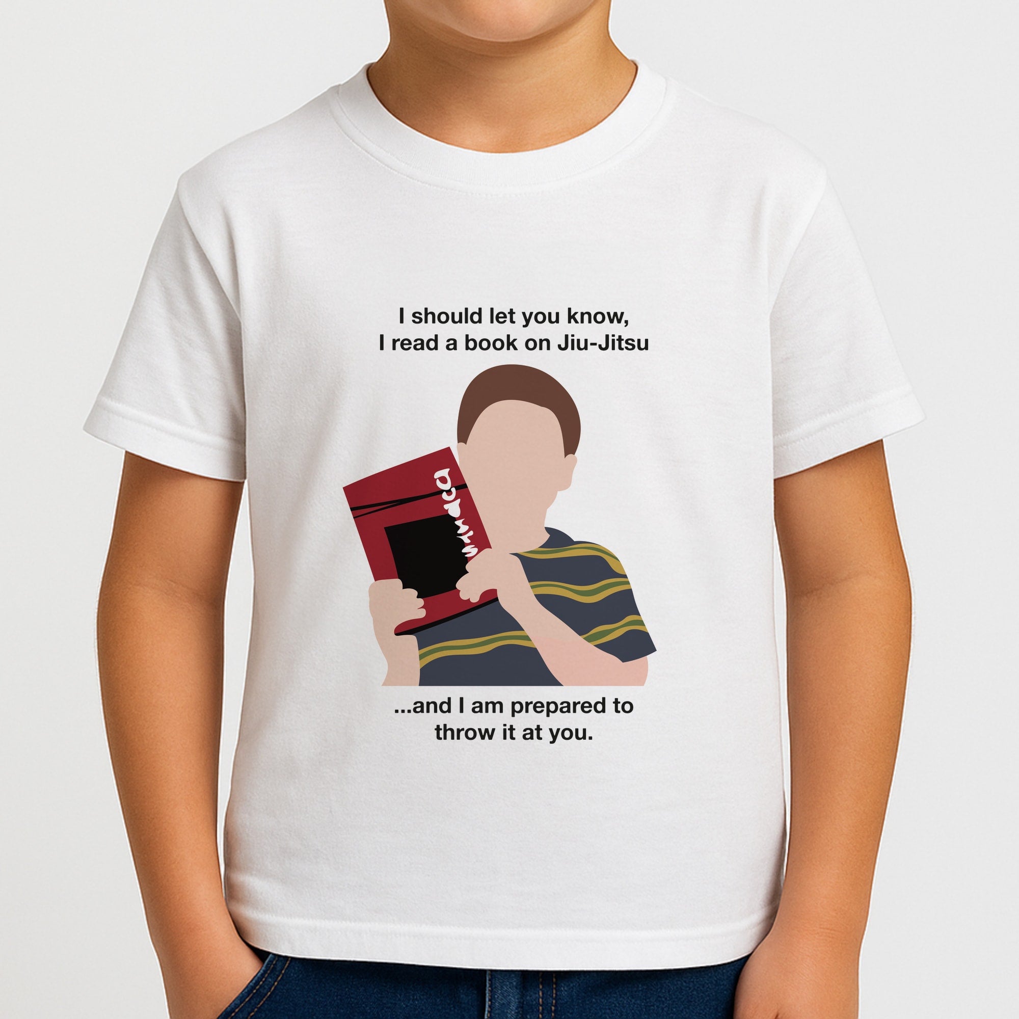 Book On Jiu-Jitsu - Sheldon Boys T-Shirt