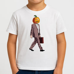 Dwight Pumpkin Head Kids T-Shirt
