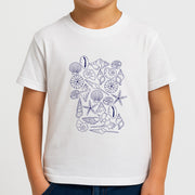 Sea Shells - Clean Girl Aesthetic Kids T-Shirt 4
