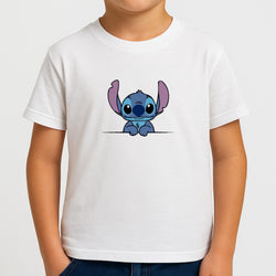 Alien Blue Leaning Boys T-Shirt