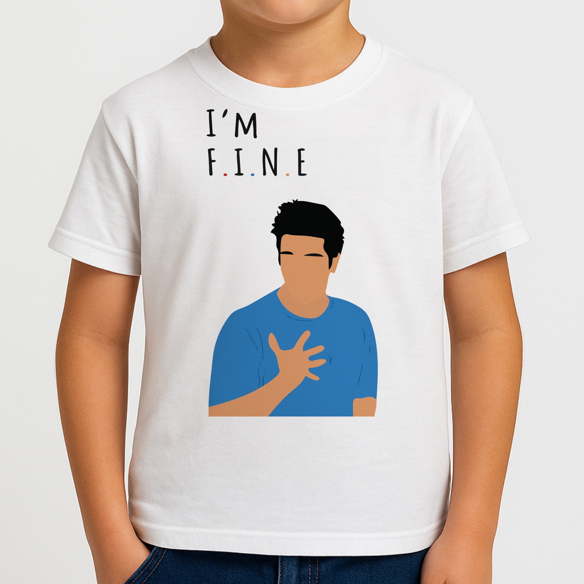 I'm Fine Kids T-Shirt
